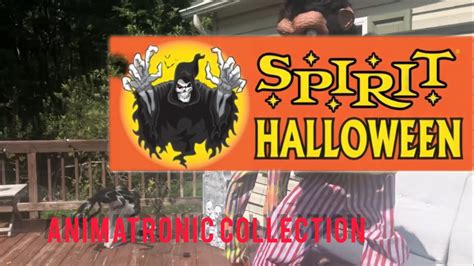 My Full Spirit Halloween Animatronic Collection Read Description