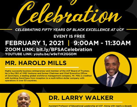 Ucf Black Faculty And Staff Event Flyer On Behance