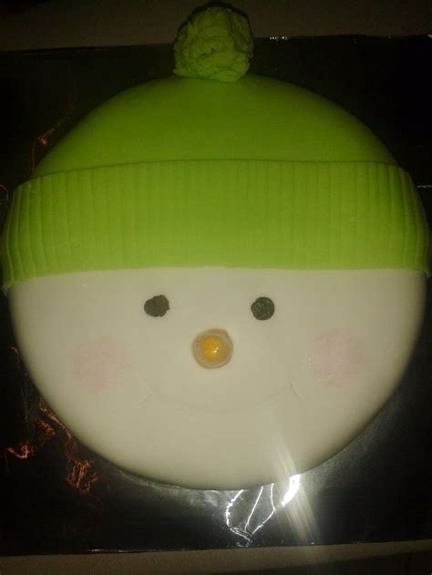 Snowman Christmas cake. | Christmas snowman, Christmas cake, Novelty lamp