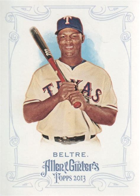 Topps Allen And Ginter Adrian Beltre Texas Rangers Hof Ebay