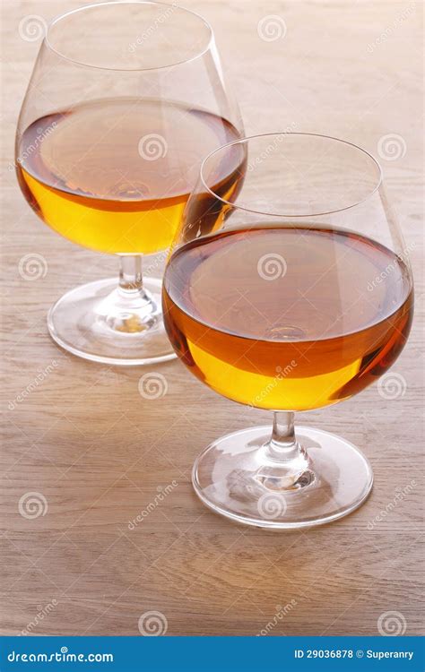 Two Glass With Brandy Stock Photo Image Of Brandywine 29036878