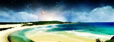 Photo Art Sky Beach Facebook Cover Photo