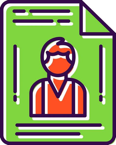 personal file filled design icon  vector art  vecteezy