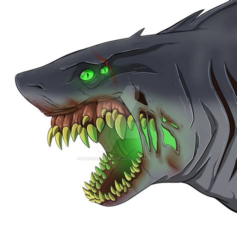 Hungering Deep Megalodon By Sketchasaurusstudios On Deviantart