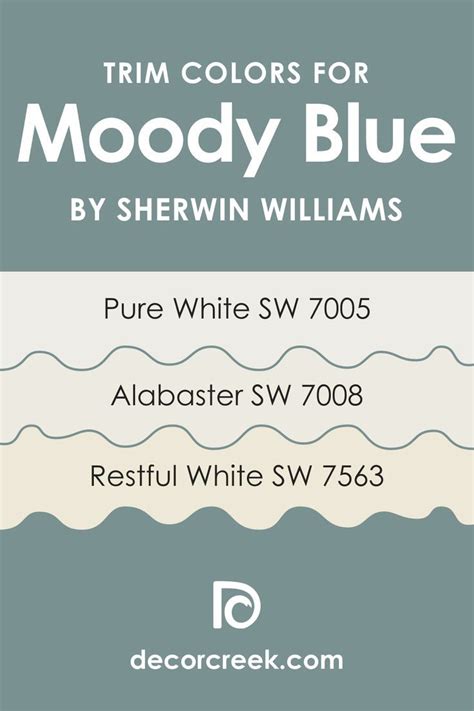 Trim Colors Of SW 6221 Moody Blue Sherwin Williams Blue Sherwin