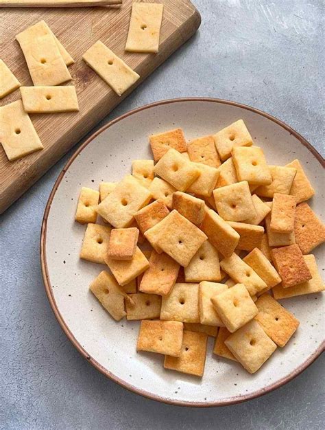 Homemade Cheese Crackers Recipe Glutenfreeindian