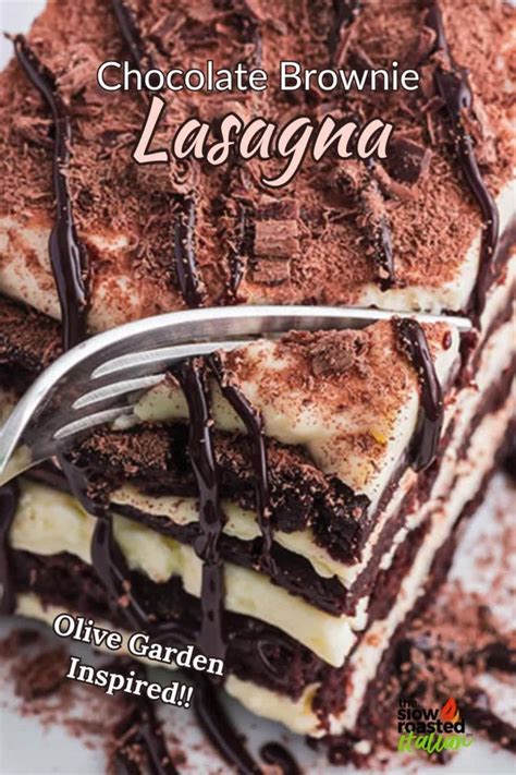 Chocolate Brownie Lasagna Olive Garden Inspired Recipe [video] In