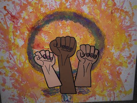 Intersectionality Is The Future Acrylic Canvas Painting Etsy