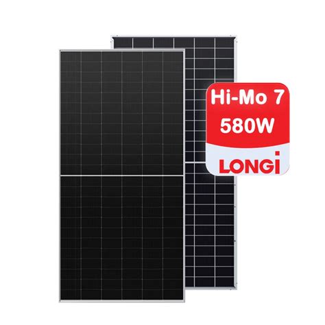 Longi Himo7 Solar Power Panel Hpbc Cell Bifacial 600w 610w 620w Solar