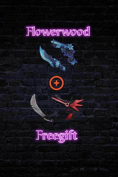 Mm2 Flowerwood Set Free Darkbringercboneblade Video Gaming Video