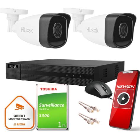 Zestaw Monitoringu Hilook By Hikvision Kamer Ip Ipcam B Tb Dysk