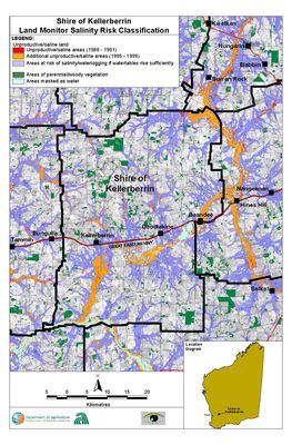 Shire Of Kellerberrin Land Monitor Salinity Risk Classification By