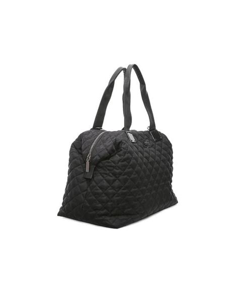 Steve Madden Quilted Weekender Bag In Black Lyst