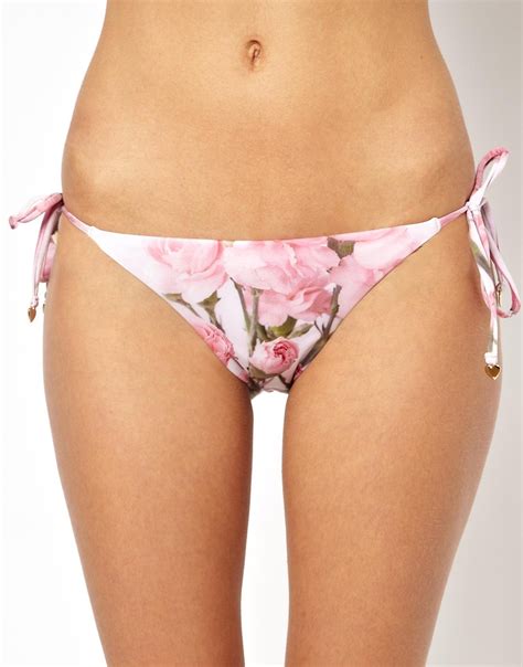 Lyst Wildfox The Two Flamingos Classic String Bikini Bottoms