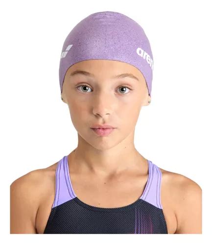 Gorro De Natación Silicone Jr Cap Pu Arena Color Morado MercadoLibre