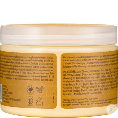 Shea Moisture Masque Capillaire Au Beurre De Karit Brut Pot Ml