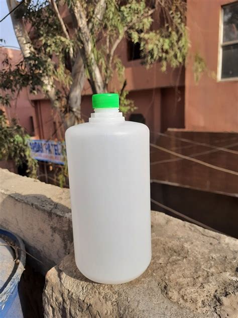 Screw Cap Hdpe Plastic Ltr Bottle Use For Storage Chemical Litre