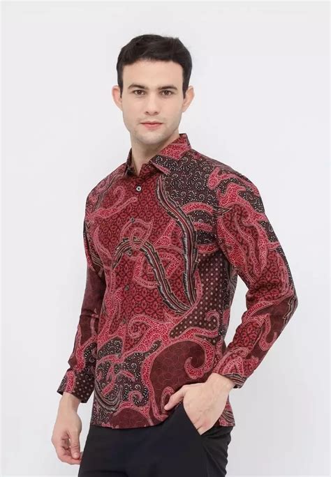 Jual Odza Classic Odza Batik Regular Fit Kemeja Pria Lengan Panjang