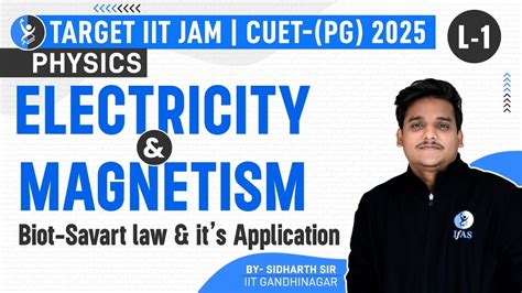 Biot Savart Law Its Application Electricity Magnetism IIT JAM