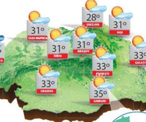 Vremea extremelor în vest averse cu descărcări electrice iar în