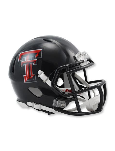 Texas Tech Double T Revolution Speed Mini Football Helmet – Red Raider ...