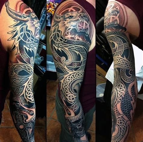 Celtic Warrior Sleeve Tattoo : 21 Amazing Celtic Tattoos Ideas ...