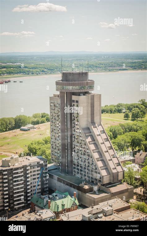 Hotel Le Concorde Quebec City Canada Stock Photo - Alamy