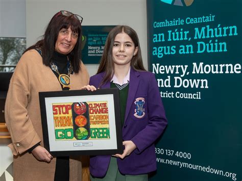 Chairperson Hosts Winning Pupils In Environmental Poster Competition