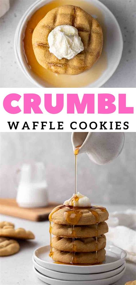 CRUMBL Waffle Cookies With Buttercream Frosting Recipe Crumble