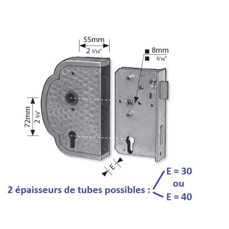 BOITIER ACIER À SOUDER AVEC SERRURE GALVANISÉE esse fr