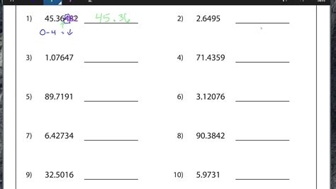 Rounding To The Nearest Hundredth Youtube