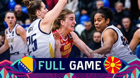 Bosnia And Herzegovina V Macedonia Full Basketball Game FIBA Women