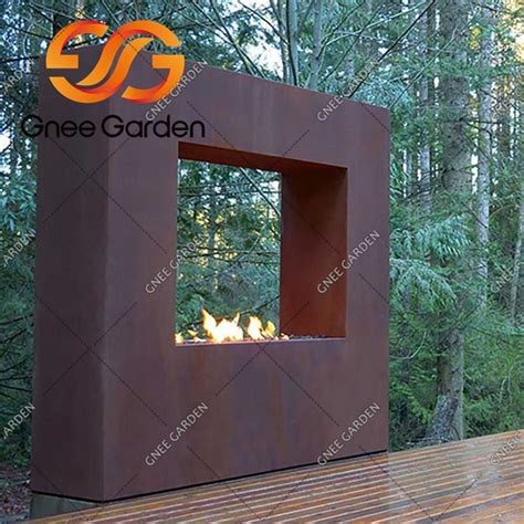 Kina Tilpasset Corten Steel Custom Outdoor Peis Produsenter