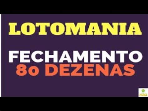 LOTOMANIA JOGUE 80 DEZENAS PARA FAZER 20 PONTOS PLANILHA GRATIS