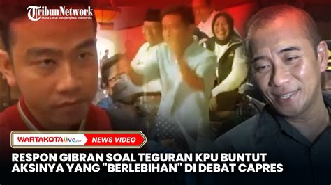 Respons Gibran Soal Kpu Akan Tegur Buntut Aksinya Semangati Pendukung