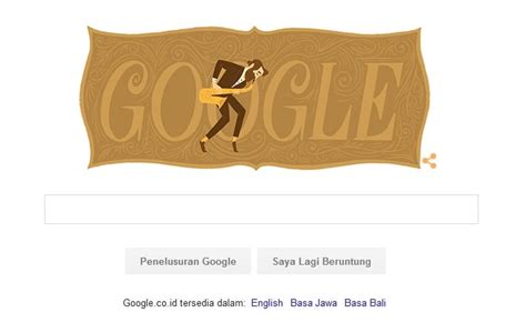 Google Doodle Rayakan Ulang Tahun Ke Adolphe Sax Rancah Post