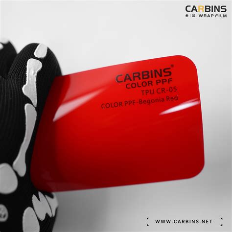 Carbins Color PPF Begonia Red CR 05 красная цветная полиуретановая ...