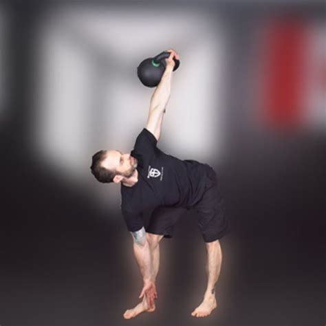 Windmill With Kettlebell By David Perlis Exercise How To Skimble