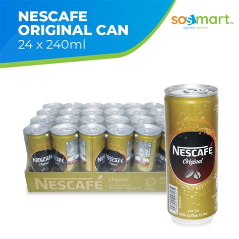 NESCAFE ORIGINAL CAN 240ML Lazada