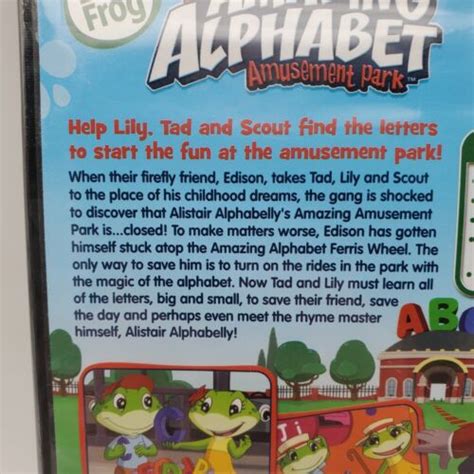 Leapfrog The Amazing Alphabet Amusement Park Dvd 2010 Canadian Version