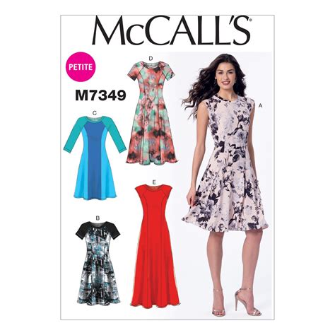 Mccalls Schnittmuster Damen Kleid Alfatex Webshop