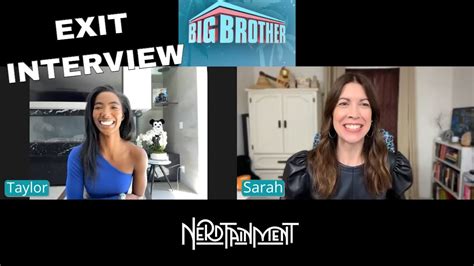 Big Brother 24 Winner Exit Interview Bb24 Taylor Hale⎰nerdtainment Youtube