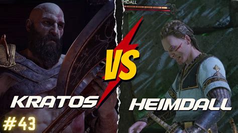 Kratos Vs Heimdall Boss Fight God Of War Ragnarök Ps5 Youtube