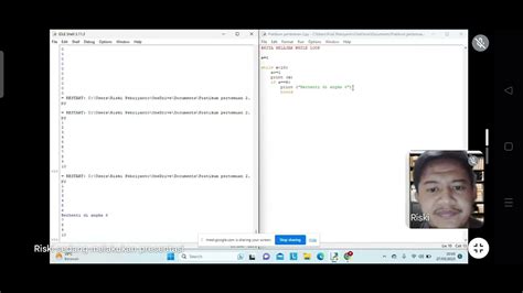Belajar While Loop Dalam Phyton Yuk Part Youtube