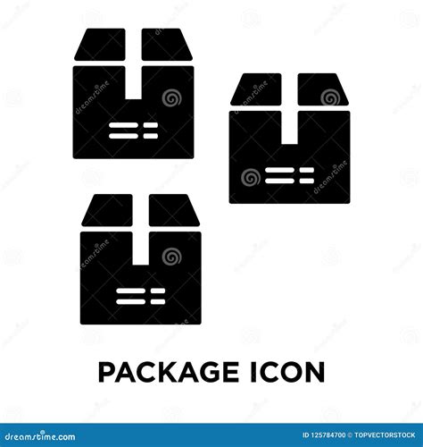 Package Icon Vector Isolated on White Background, Logo Concept O Stock ...