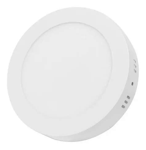 Lampara De Sobreponer Led 12w Luz Blanca Techo Plafon 100w Color