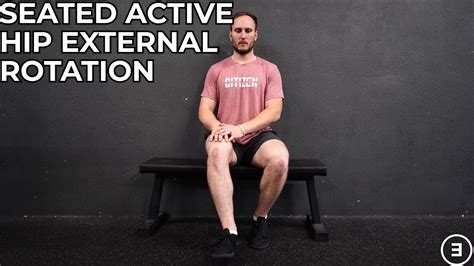 Seated Active Hip External Rotation Youtube