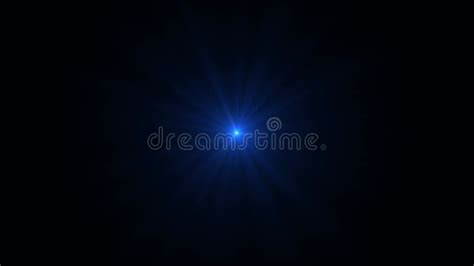 Lens Flare Effect in Blue Tone. Stock Footage - Video of entertainment ...