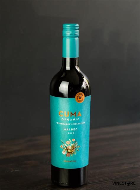 Вино Cuma Organic Malbec 2020 0.75 л - купить по цене 1045 р. в Москве