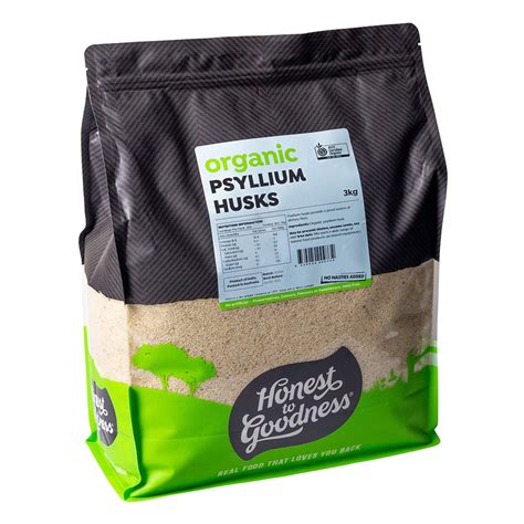 Organic Psyllium Husks 3kg Bulk Honest To Goodness